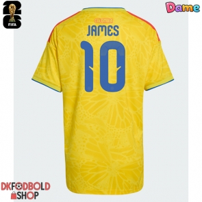 Colombia James Rodriguez #10 Hjemmebanetrøje Dame VM 2026 Kort ærmer